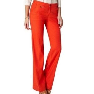 Level 99 Newport Wide Flare Leg Pants Anthro Linen Blend Size 26